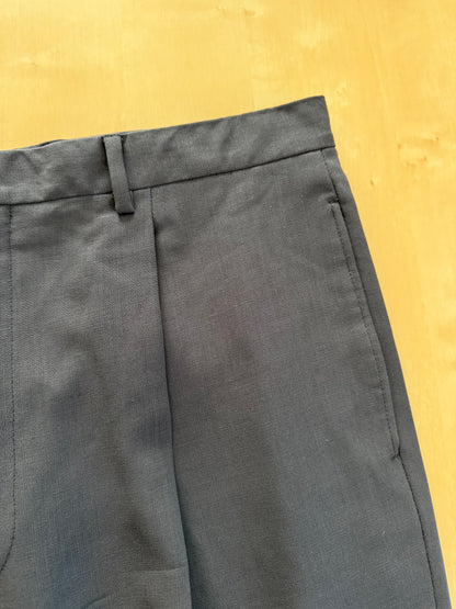 Completo Armani anni '90 fresco lana grigio petrolio - tg. 54