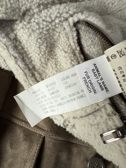 Cappotto shearling agnello Ermenegildo Zegna - tg. 46-48 (M)