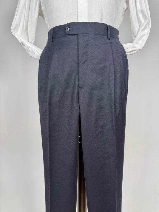 Pantaloni flanella blu notte - tg. 50