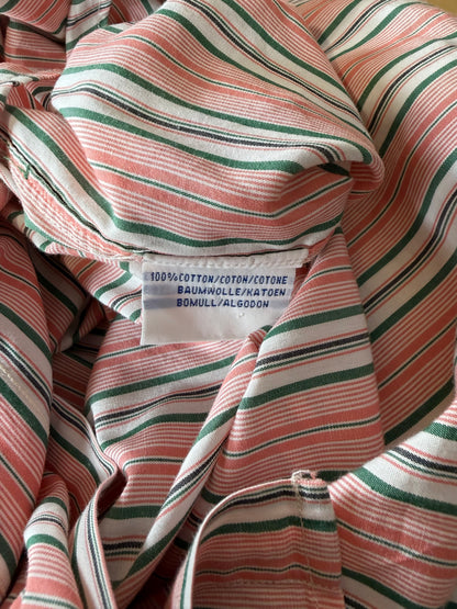 Camicia Ralph Lauren righe rosa verdi -  L collo 42