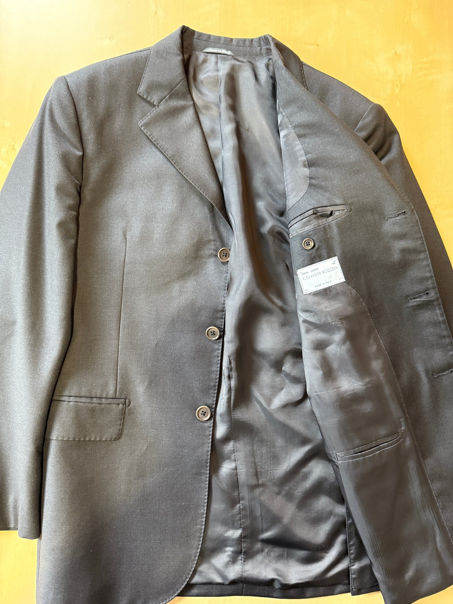 Completo Alexander McQueen anni ‘90 grigio antracite - tg. 48