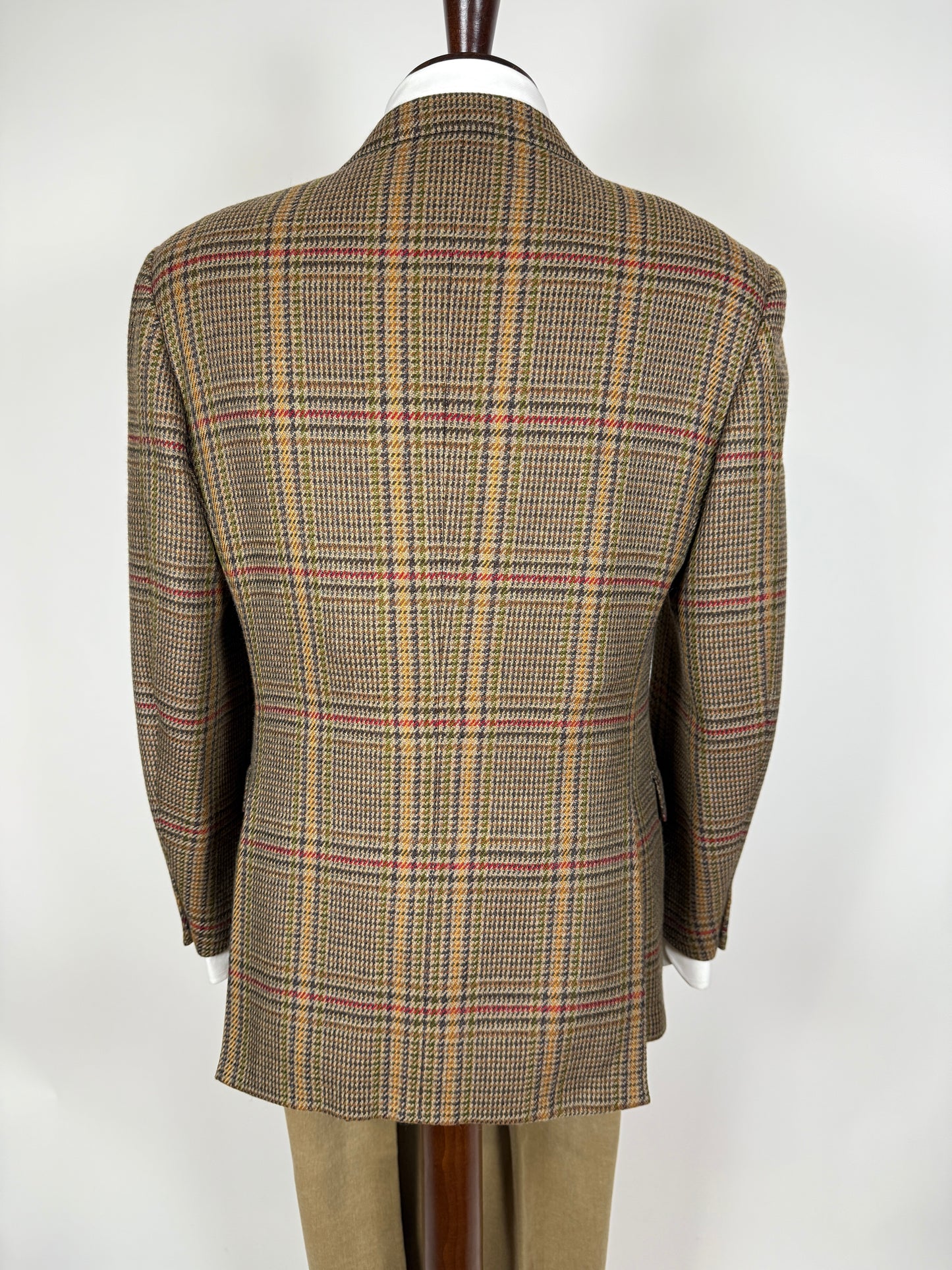 Giacca principe di Galles in puro cashmere tessuto Loro Piana - tg. 48