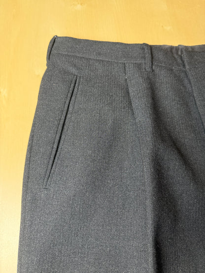 Pantaloni sartoriali anni ‘60 flanella pesante antracite - tg. 48/50