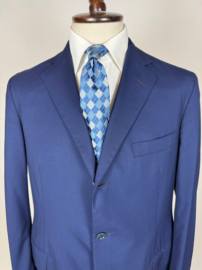 Giacca sartoriale in fresco lana blu - tg. 50/52