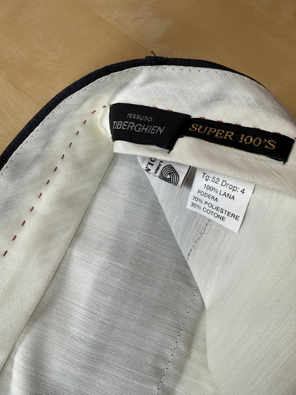 Pantaloni fresco lana grigio antracite anni '90 (NOS) - tg. 50
