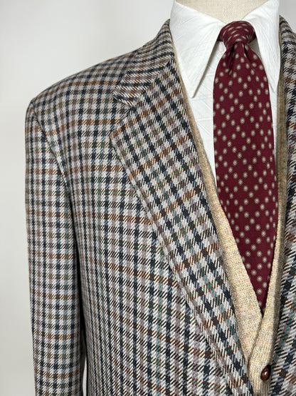 Giacca anni ‘70/‘80 quadri check - tg. 58