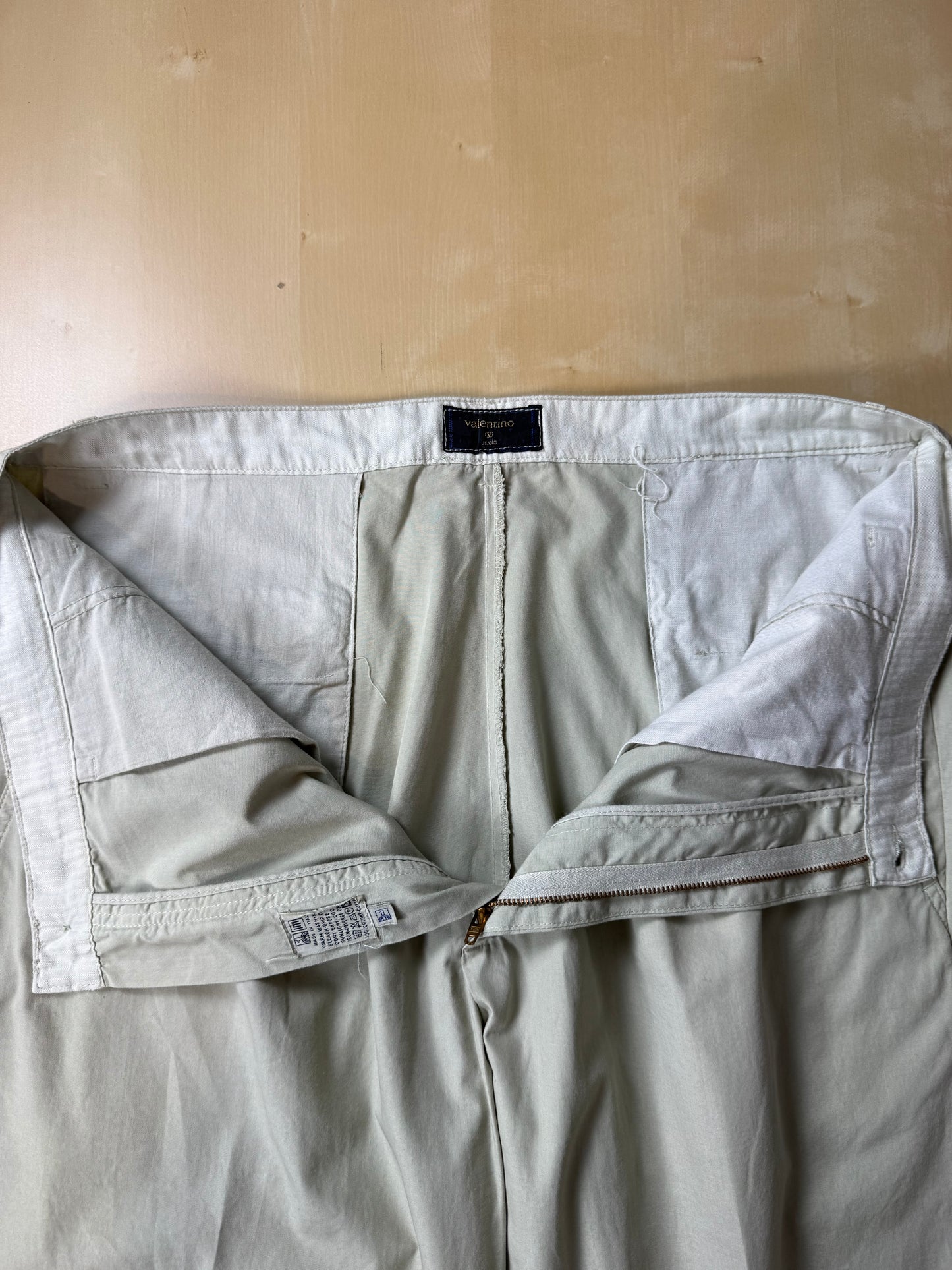 Pantaloni Valentino Jeans anni '80 tela di cotone - tg. 52