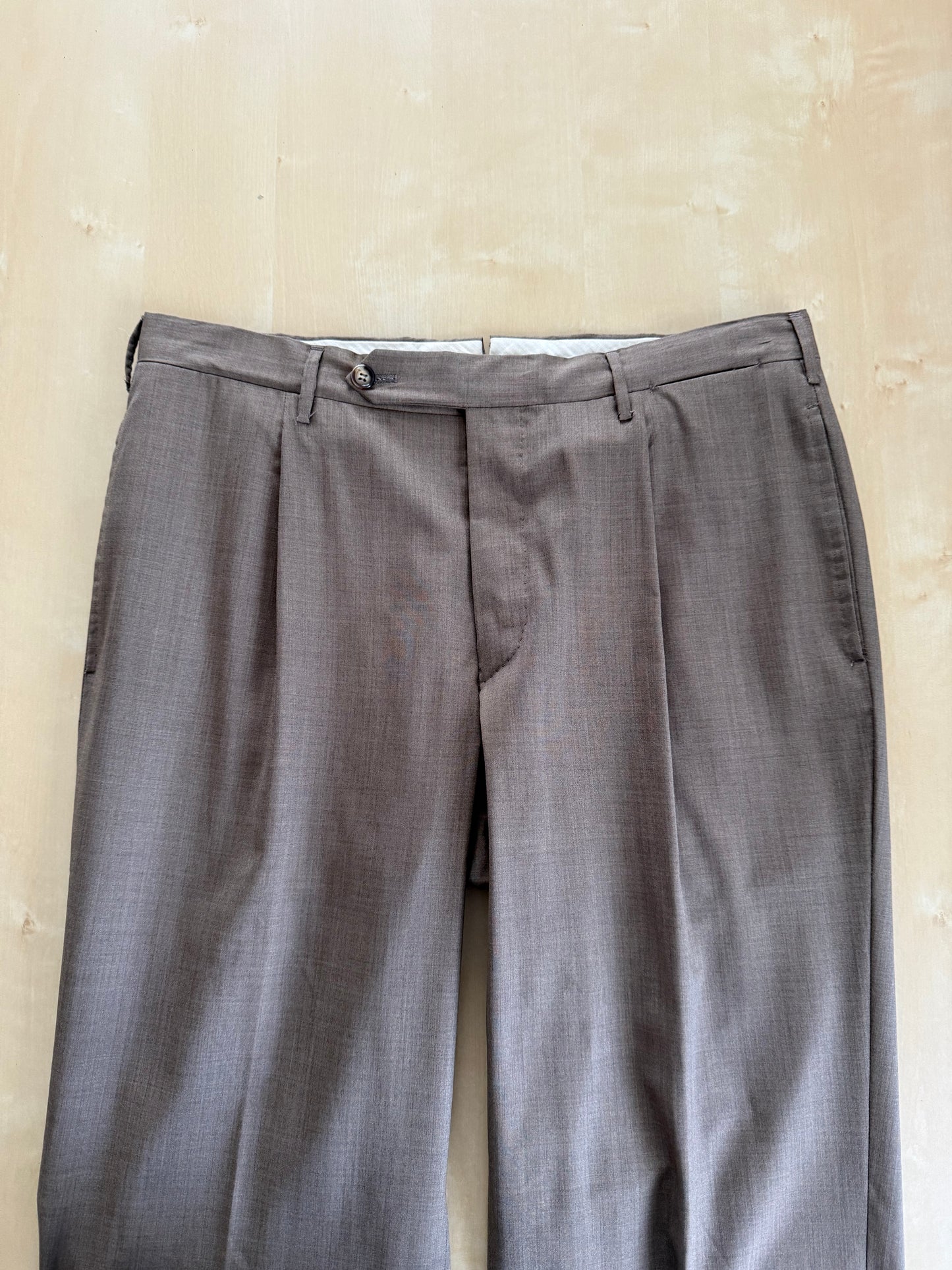 Pantaloni Rota fresco lana marrone tabacco - tg. 50