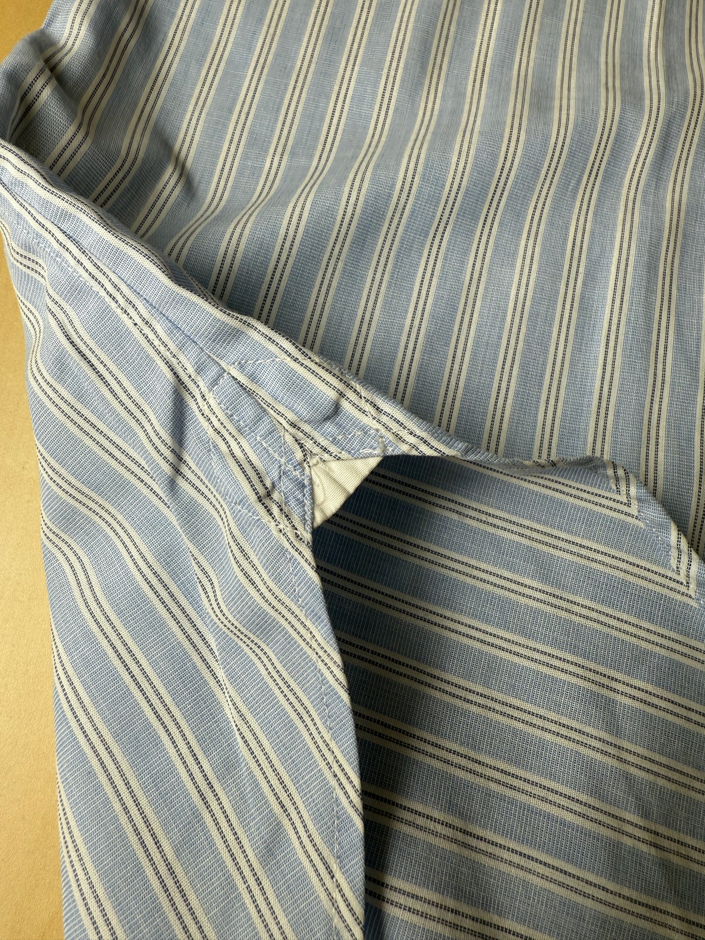 Camicia Ballantyne azzurra a righe - tg. L collo 42