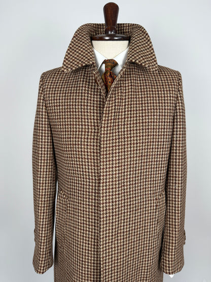 Cappotto anni ‘70 tweed pied-de-poule - tg. 44-46