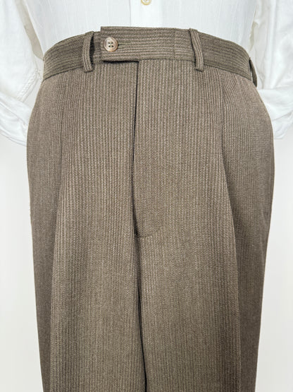 Pantaloni anni ‘80 in lana a coste (NOS) - tg. 44