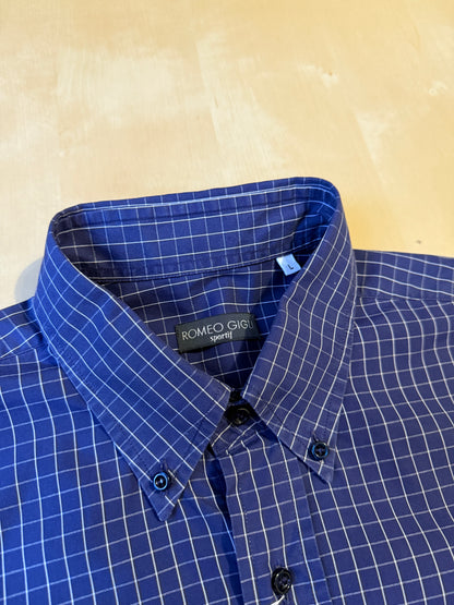 Camicia Romeo Gigli maniche corte a quadri - L