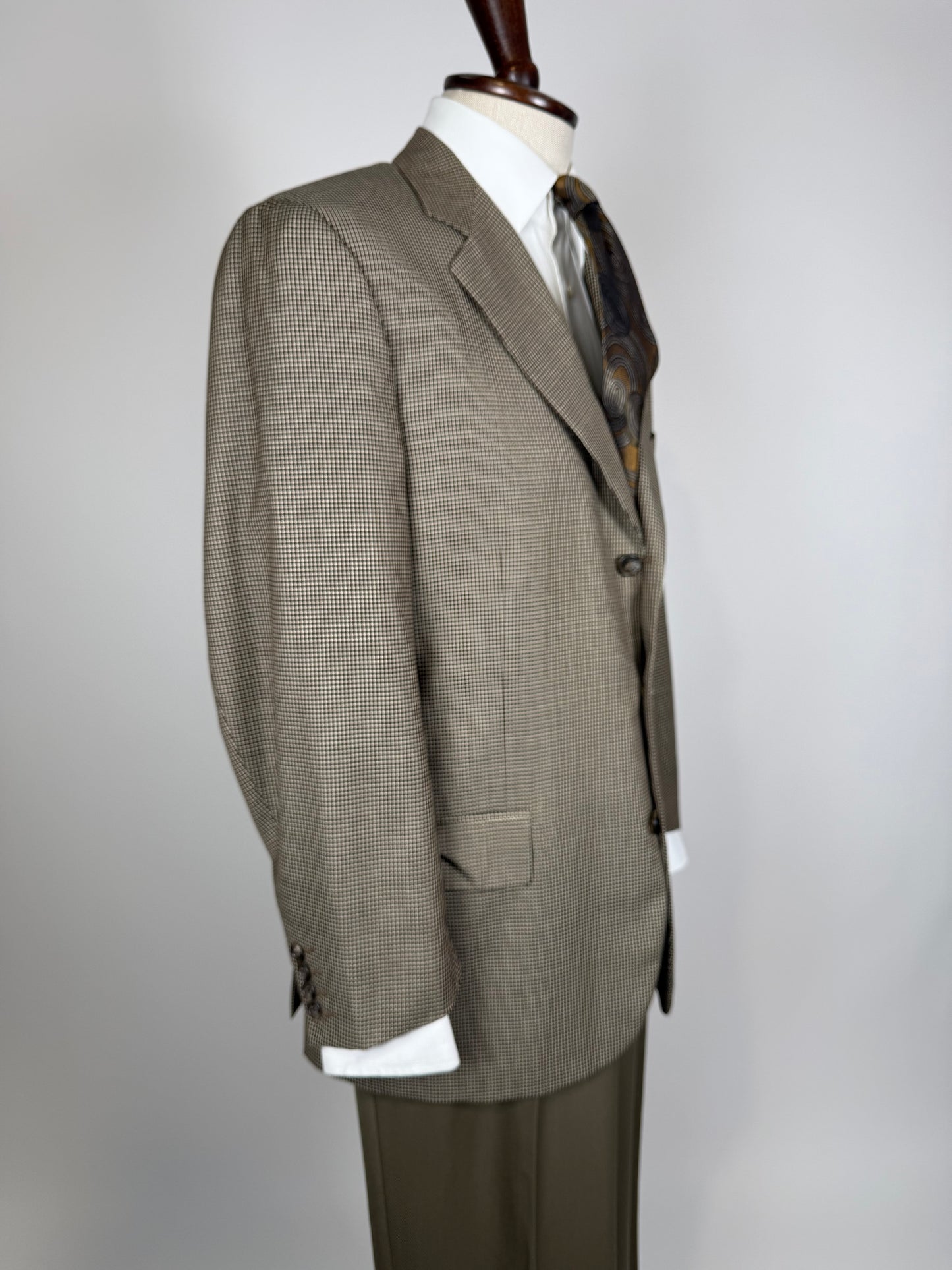 Giacca Corneliani flanella pettinata quadri - tg. 48