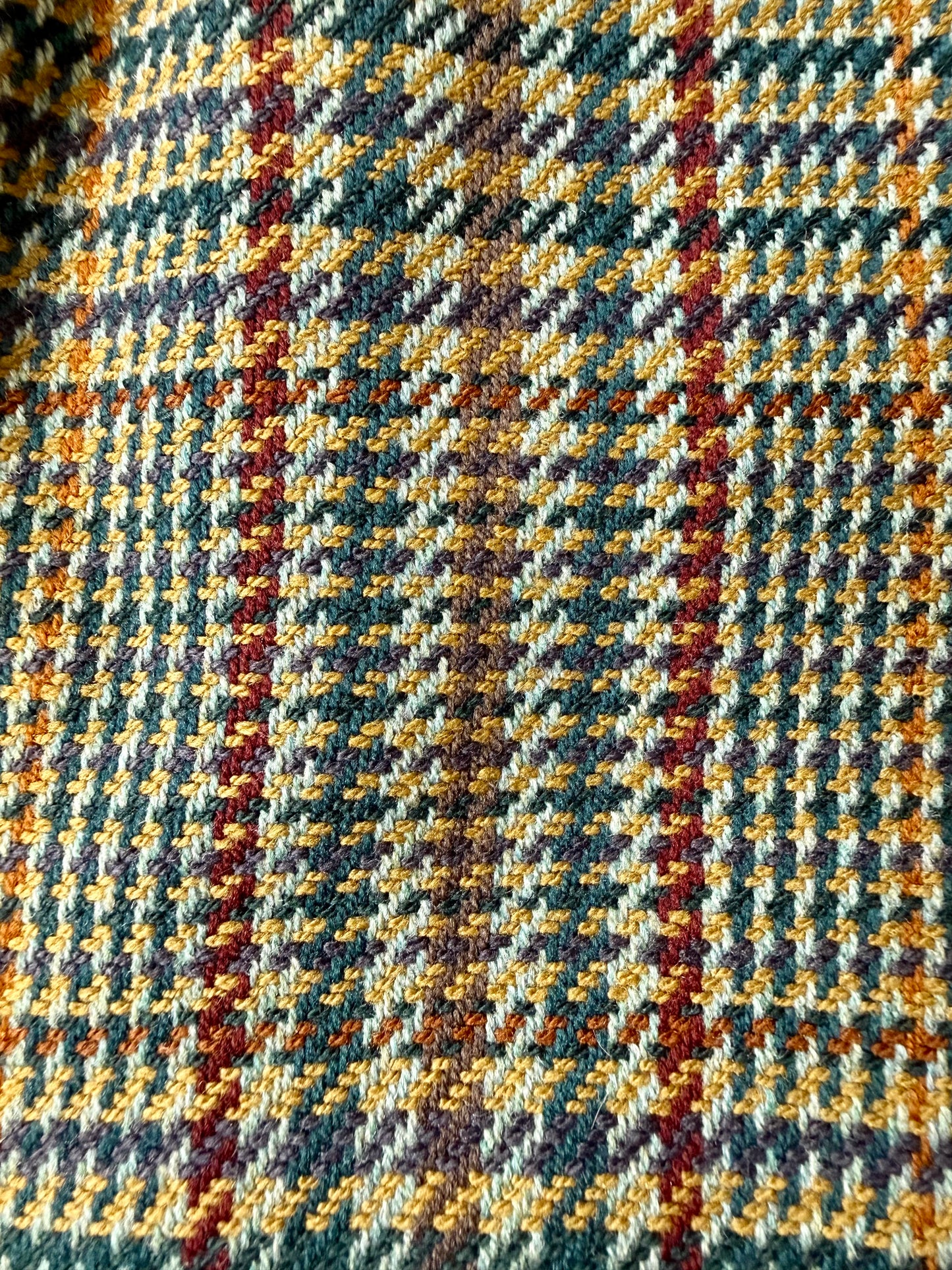 Giacca Burberrys anni ‘90 principe di Galles verde lana e cashmere - tg. 50 corta