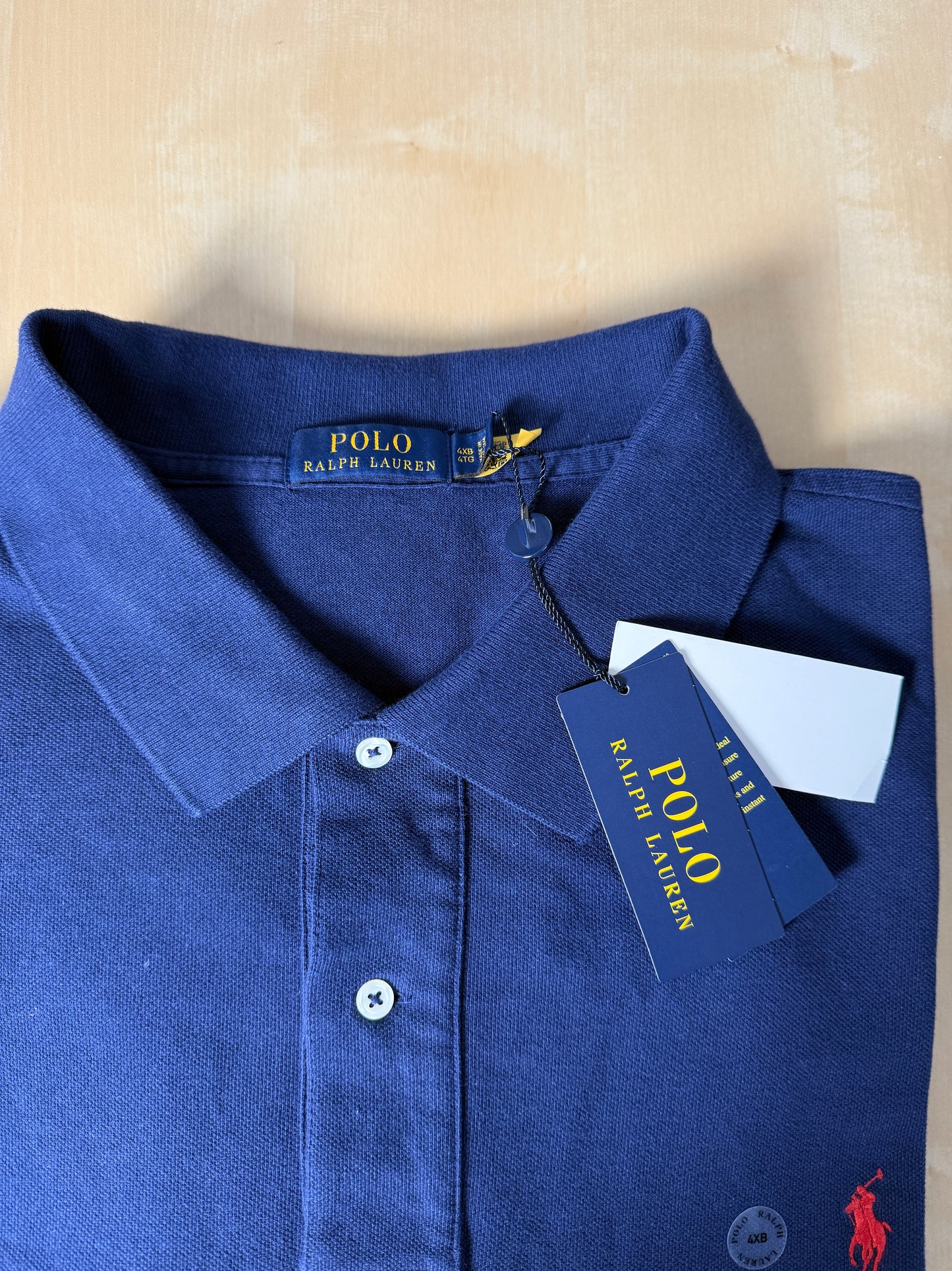 Polo Ralph Lauren blu navy (nuova) - 4XL