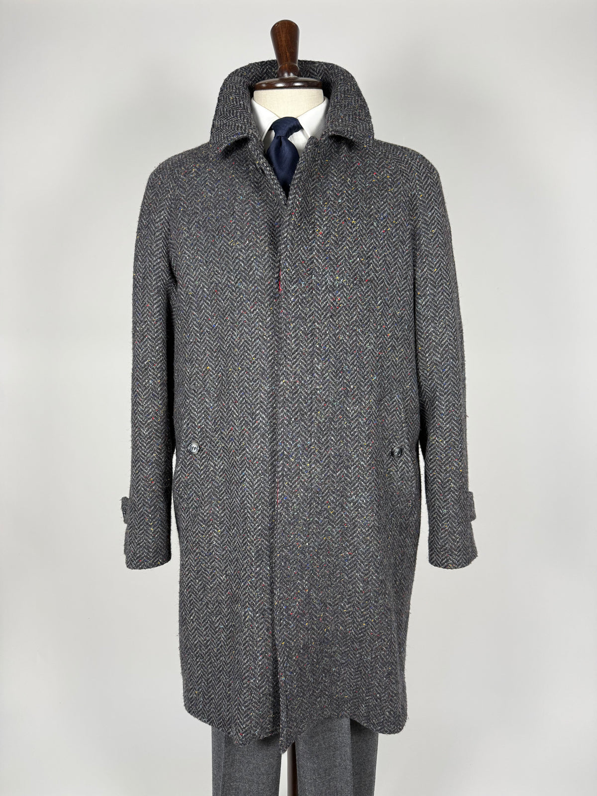 Cappotto raglan De Paz in donegal tweed - tg. 56-60