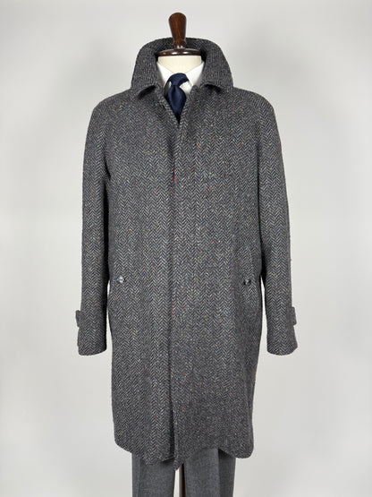 Cappotto raglan De Paz in donegal tweed - tg. 56-60