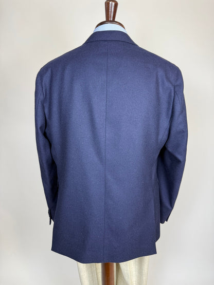 Giacca + panciotto De Paz flanella blu - tg. 54/56