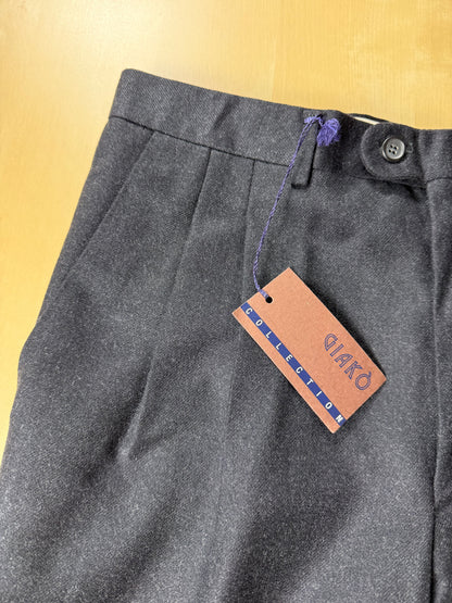 Pantaloni in flanella antracite anni '90 (NOS) - tg. 48/50
