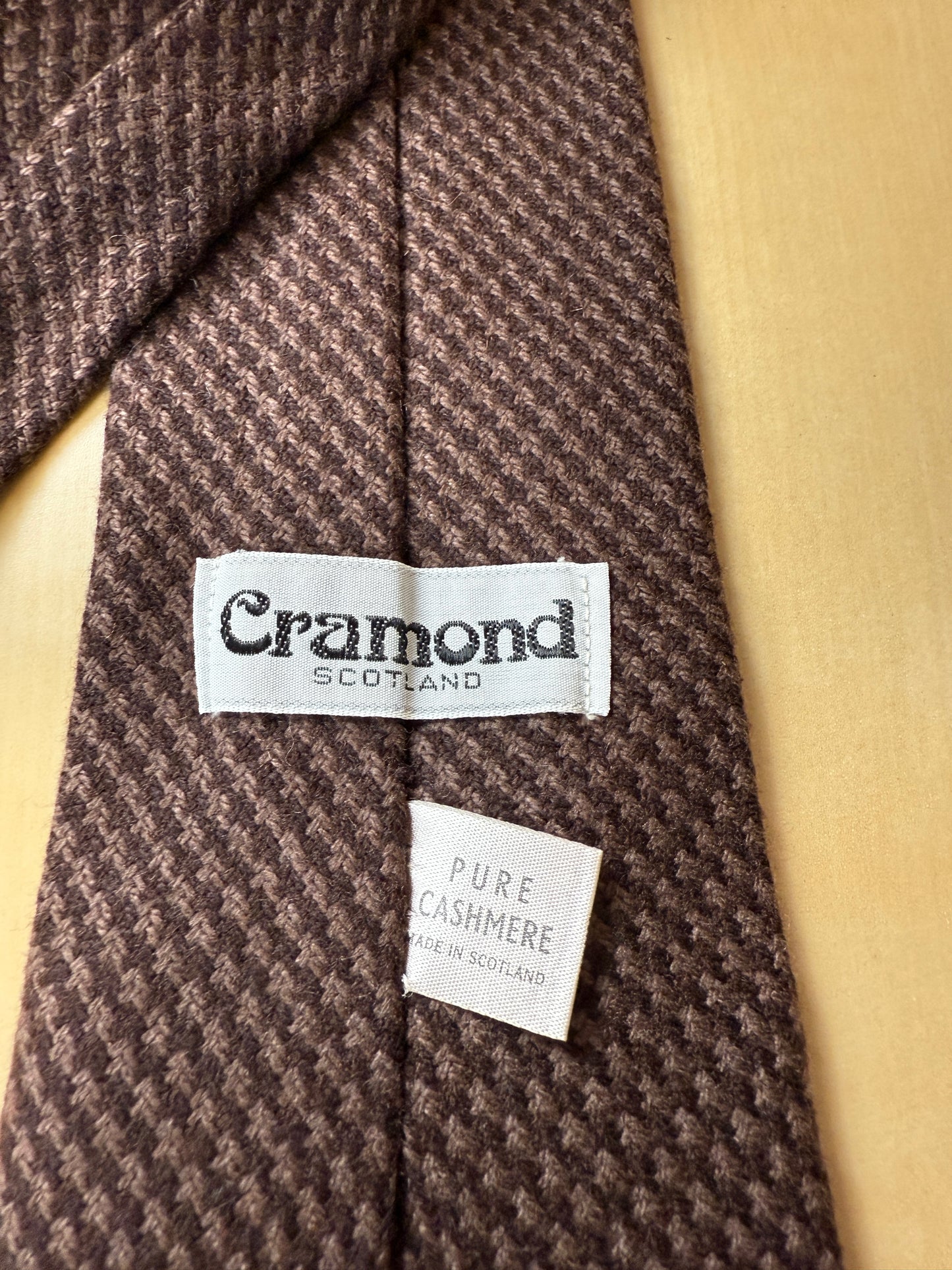 Cravatta scozzese in puro cashmere