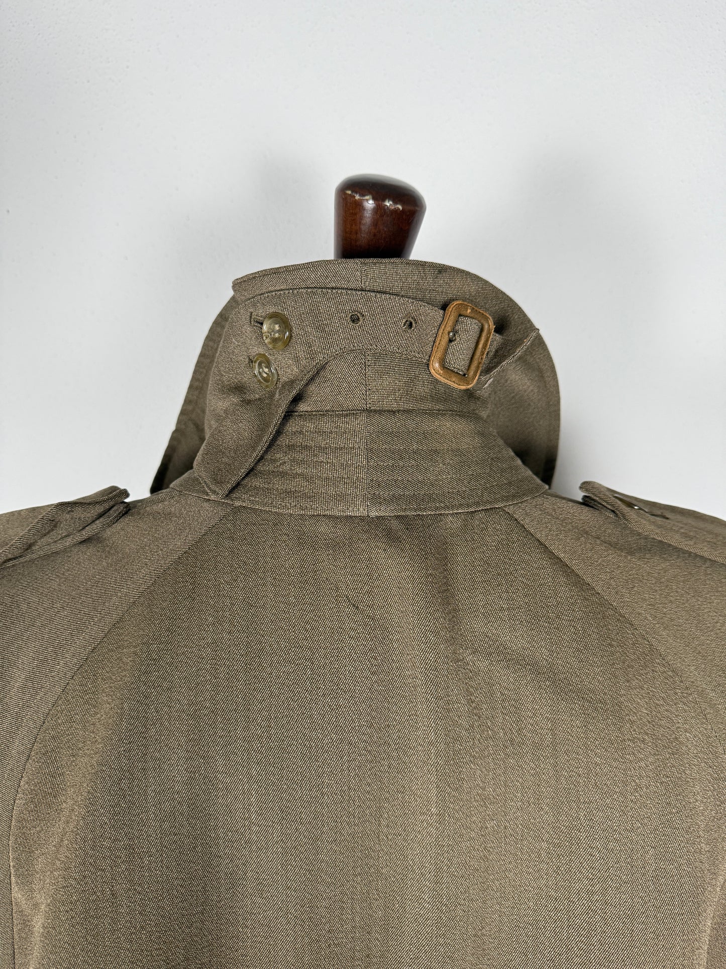 Trench Burberrys anni ‘80 in covert 100% lana - tg. 50-52