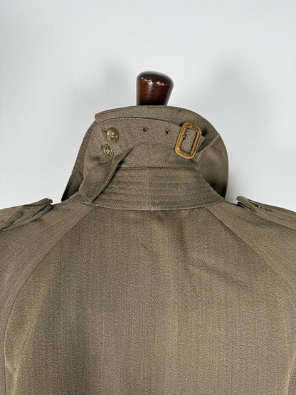 Trench Burberrys anni ‘80 in covert 100% lana - tg. 50-52
