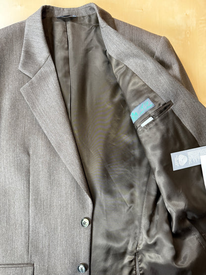 Completo anni ‘80 in covert verde cachi (NOS) - tg. 52