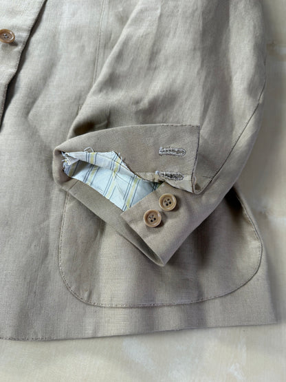 Completo sartoriale F. Di Marco lino irlandese beige - tg. 52 corta