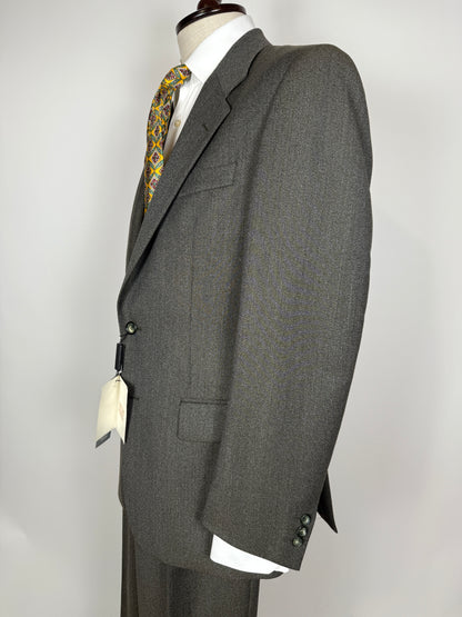 Completo anni ‘80 in covert verde/cachi (NOS) - tg. 48