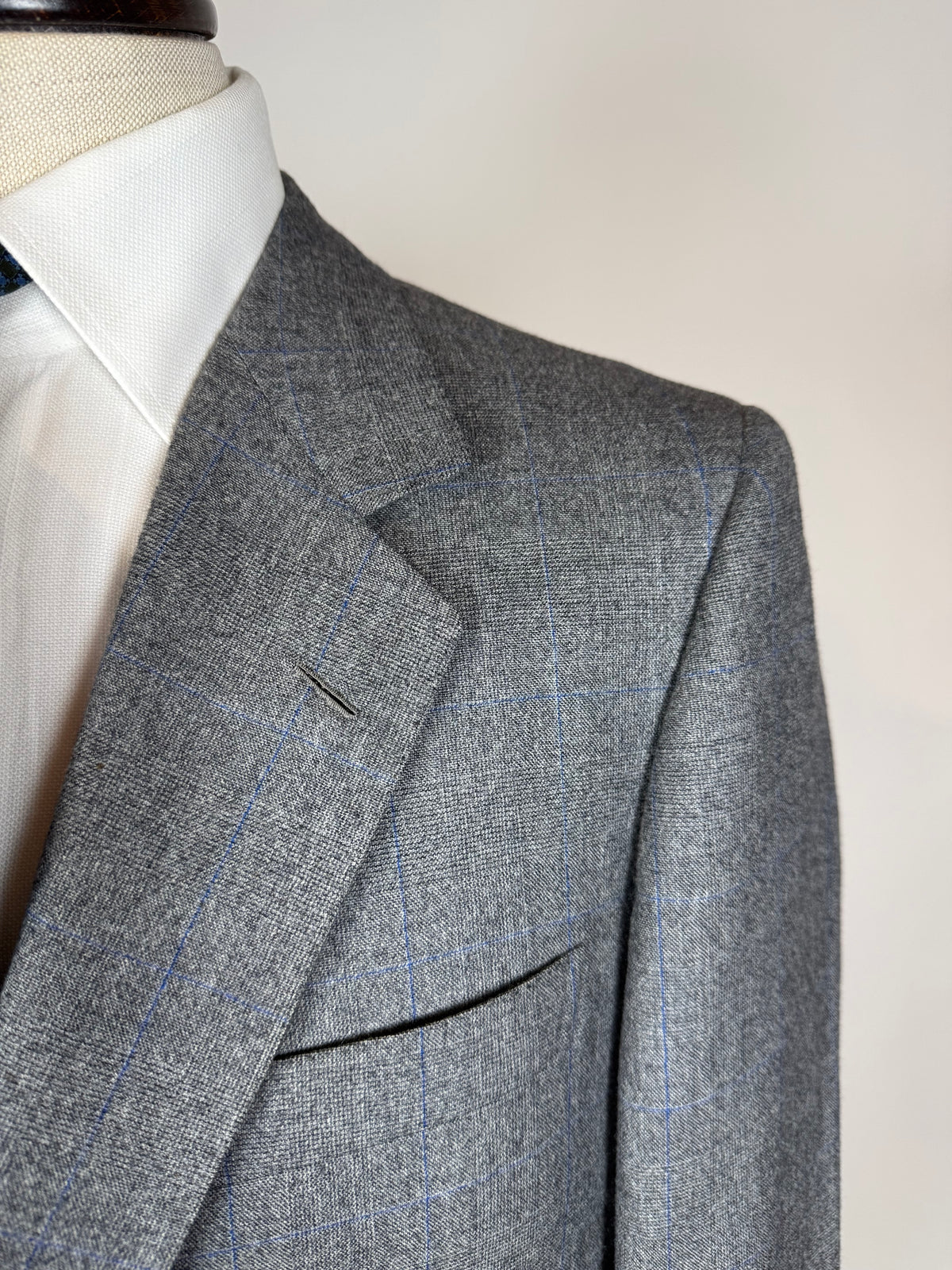 Giacca Brioni anni '80 flanella principe di Galles - tg. 52/54