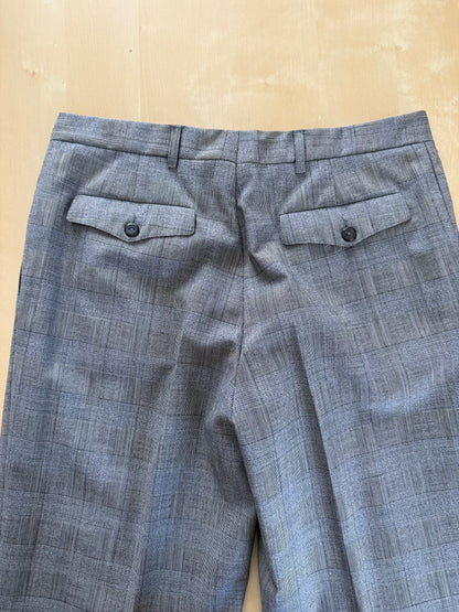 Pantaloni fresco lana principe di Galles anni '80 (NOS) - tg. 48