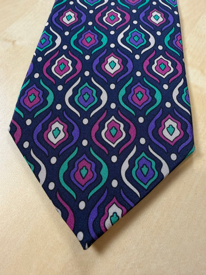 Cravatta Missoni vintage fantasia astratta