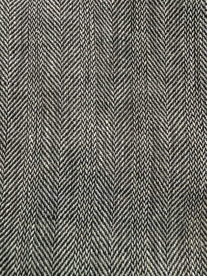 Giacca sartoriale in puro lino herringbone - tg. 60/62