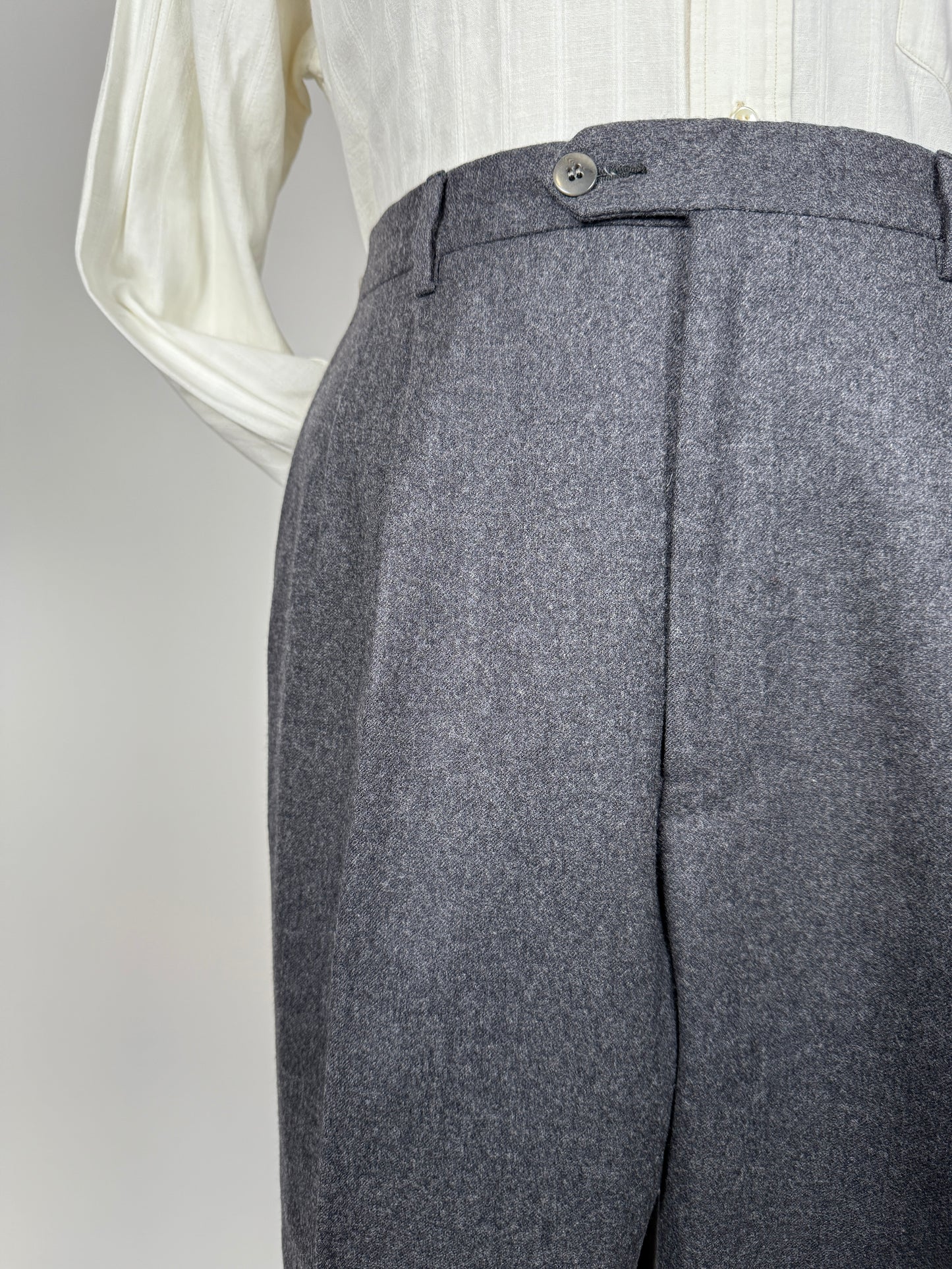 Pantaloni Burberrys flanella antracite - tg. 50