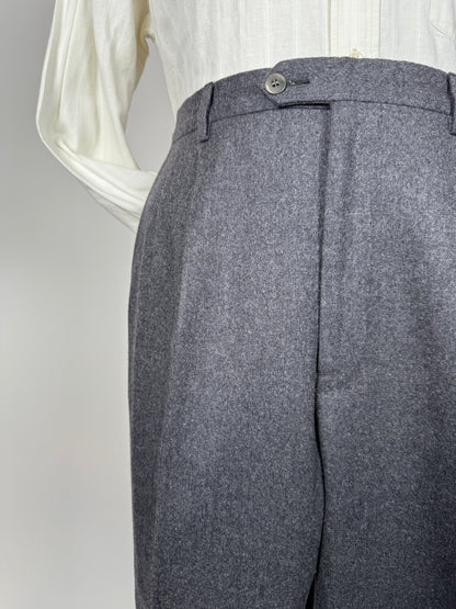 Pantaloni Burberrys flanella antracite - tg. 50