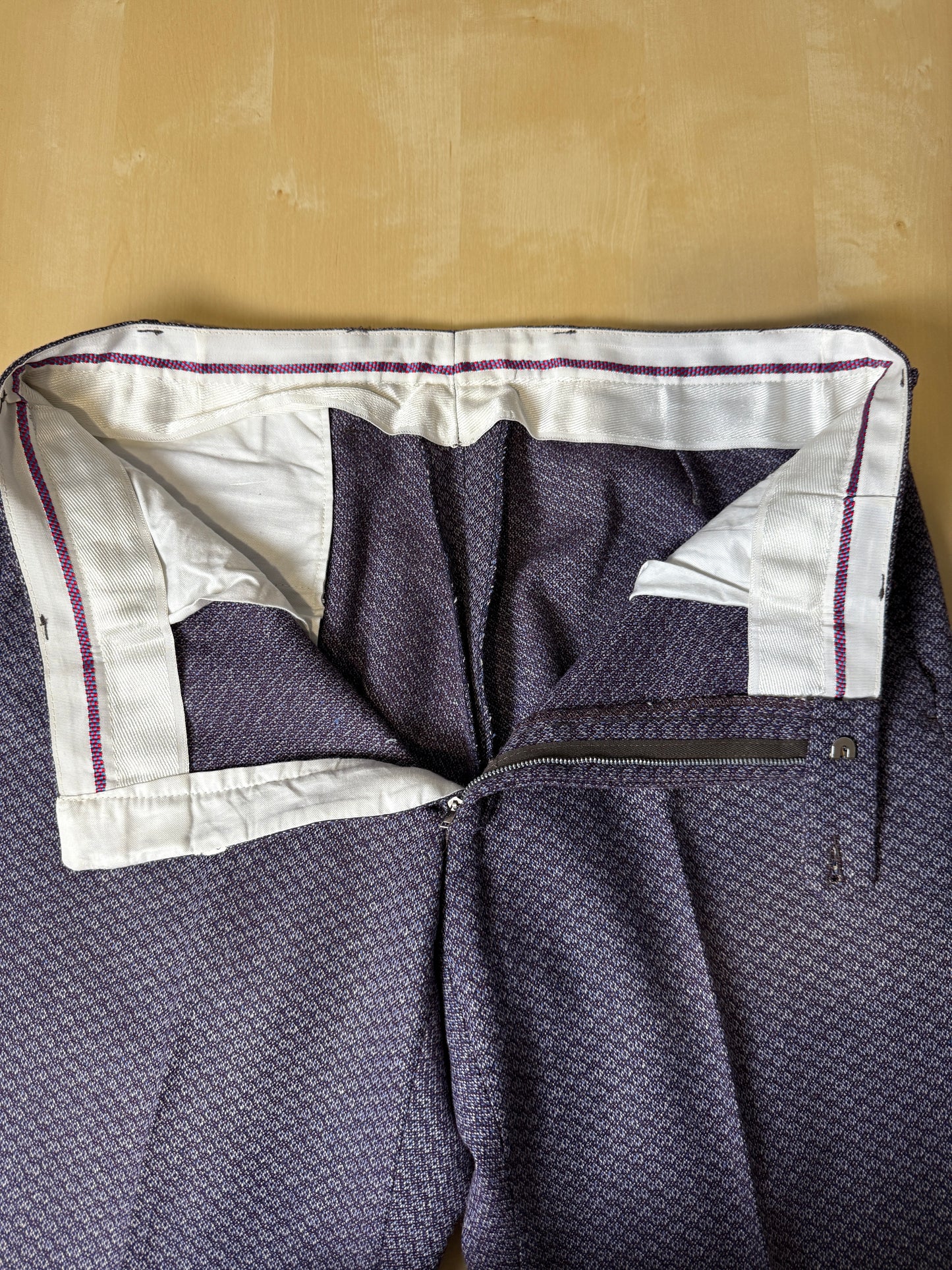 Completo anni ‘70 viola optical - tg. 44