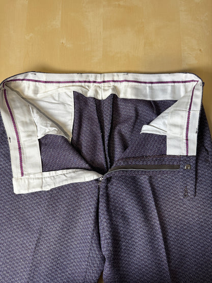 Completo anni ‘70 viola optical - tg. 44