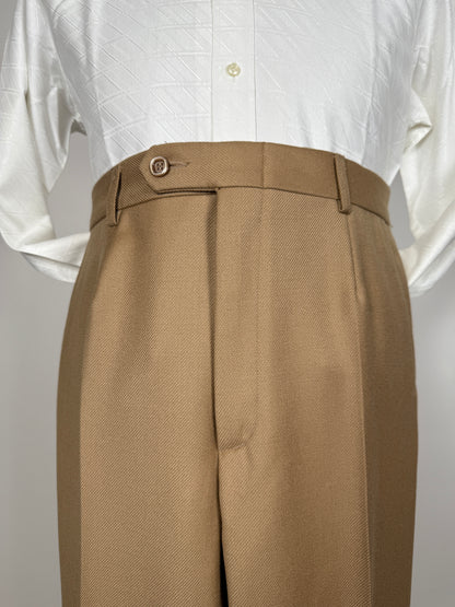 Pantaloni anni ‘70 cavalry twill beige (NOS) - tg. 50/52