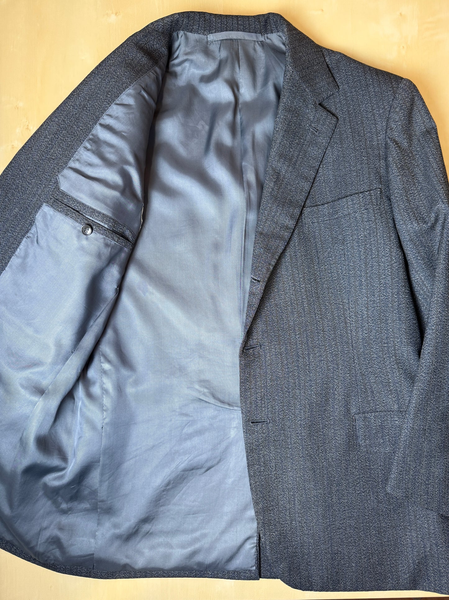 Completo sartoriale anni ‘60 grigio sale pepe - tg. 50/52