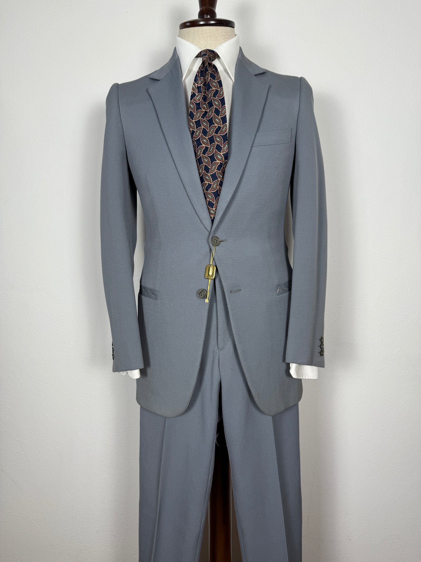 Completo anni ‘60/‘70 in twill a costa spessa carta da zucchero (NOS) - tg. 44