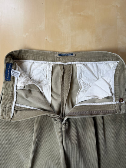 Pantaloni in velluto a coste beige - tg. 46/48