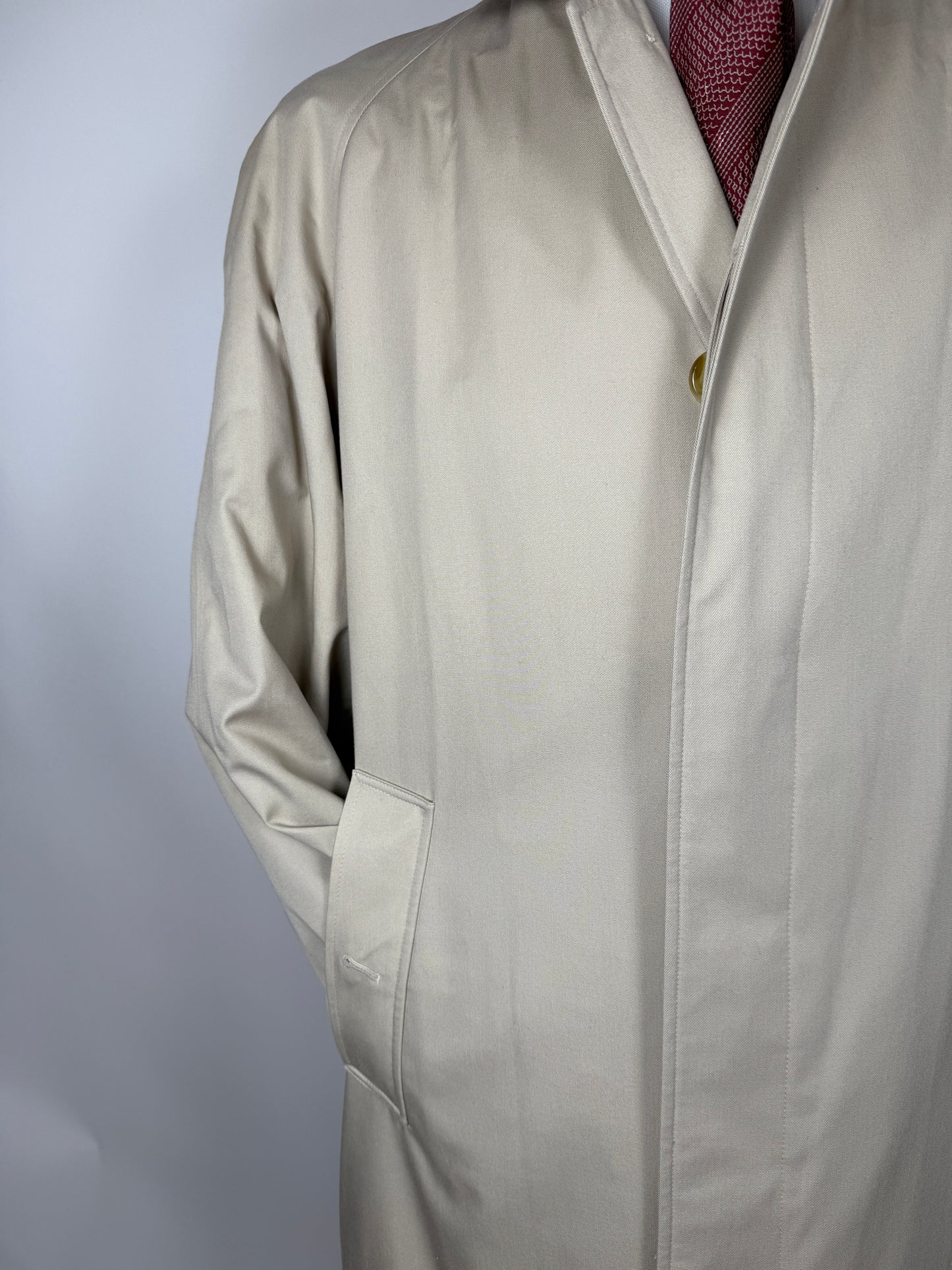 Soprabito impermeabile Burberry monopetto (nuovo) - tg. 50