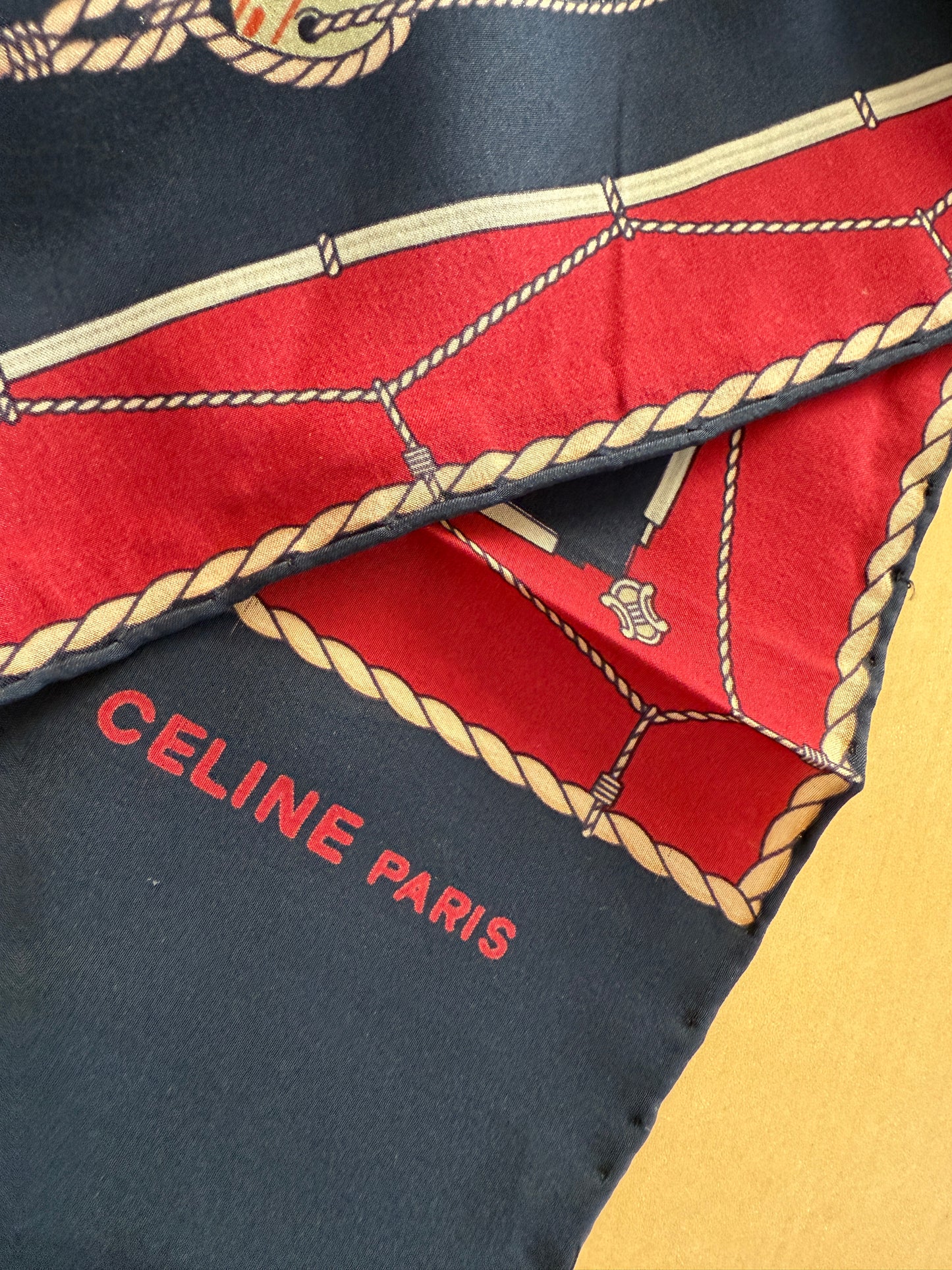 Sciarpa Céline vintage in seta