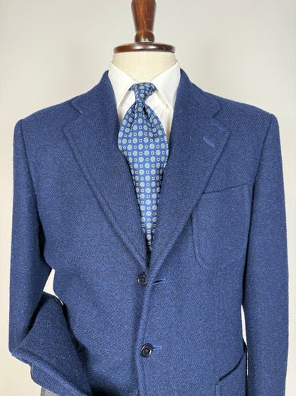 Giacca Etro tweed blu china - tg. 52