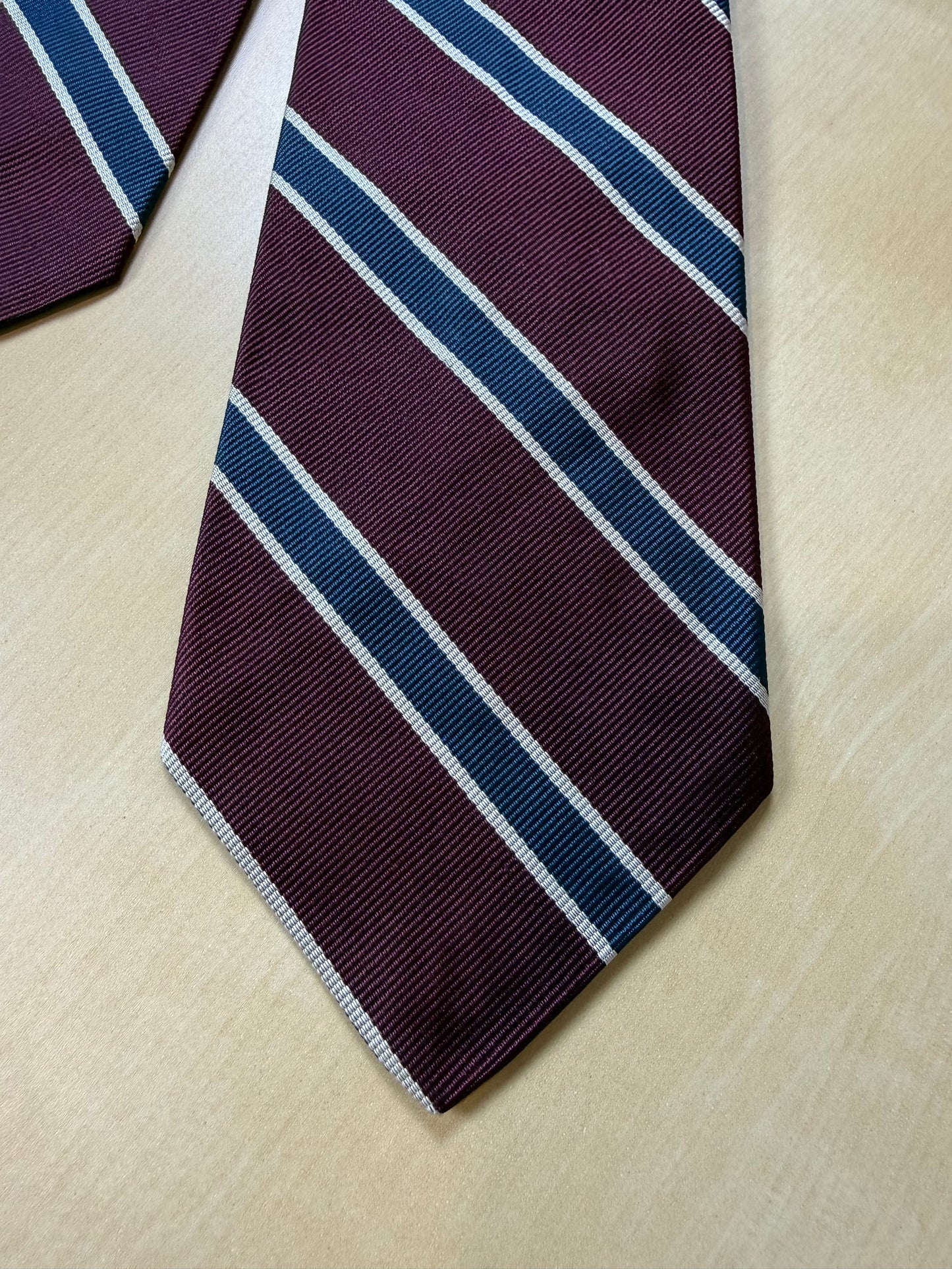 Cravatta Brooks Brothers bordeaux righe