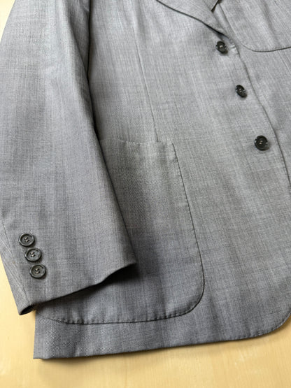 Giacca sartoriale anni '70 in grisaglia pettinata - tg. 50