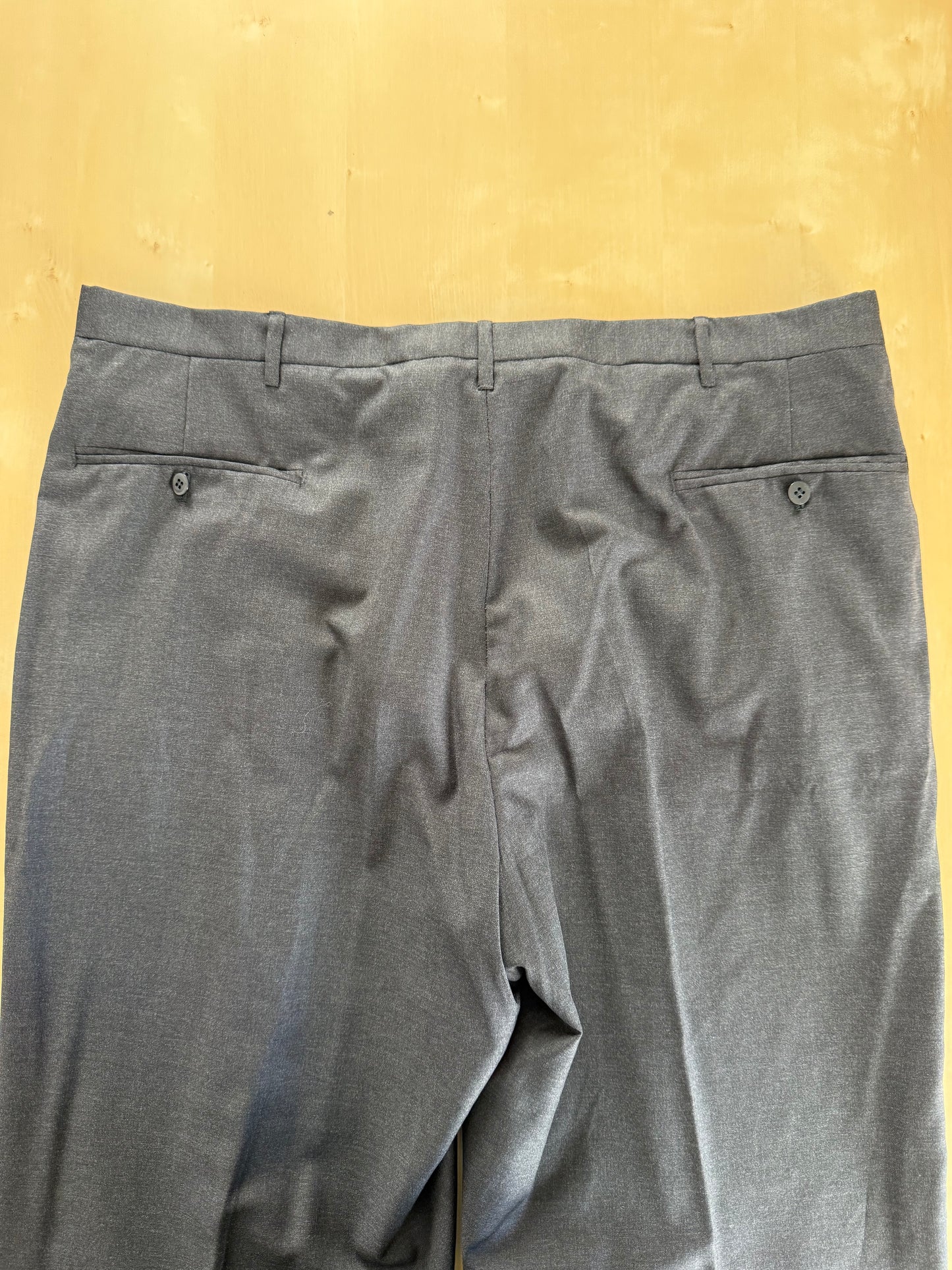 Completo sartoriale flanella pettinata grigio antracite - tg. 52/54, drop basso