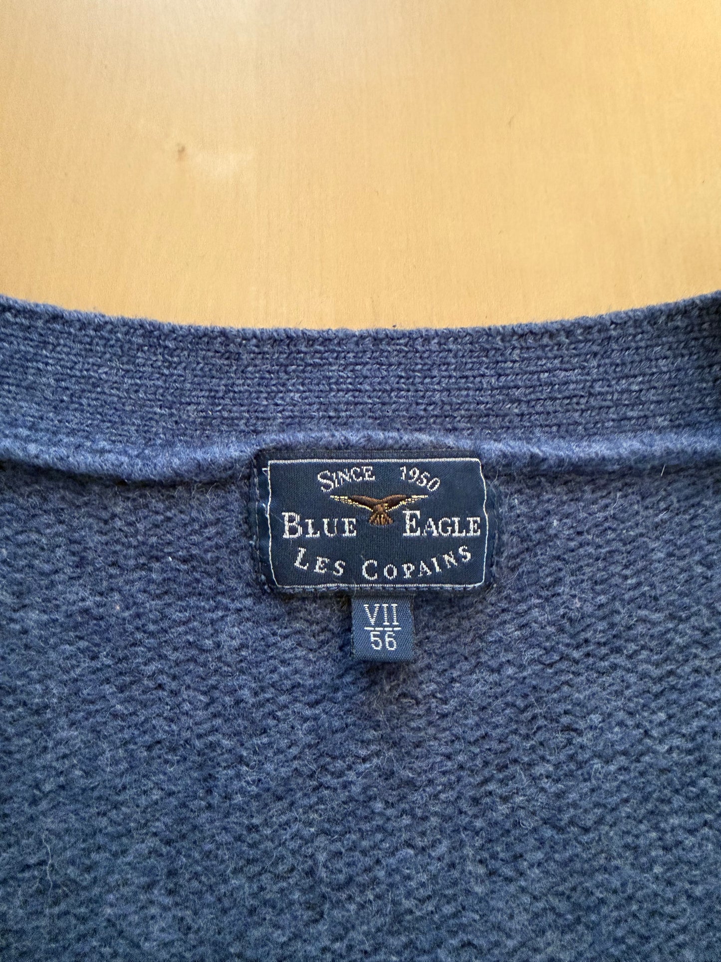 Cardigan vintage Les Copains in pura lana - XL (56-58)