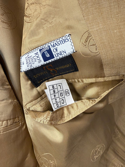 Completo in lino sabbia anni '90 - tg. 50 drop 7