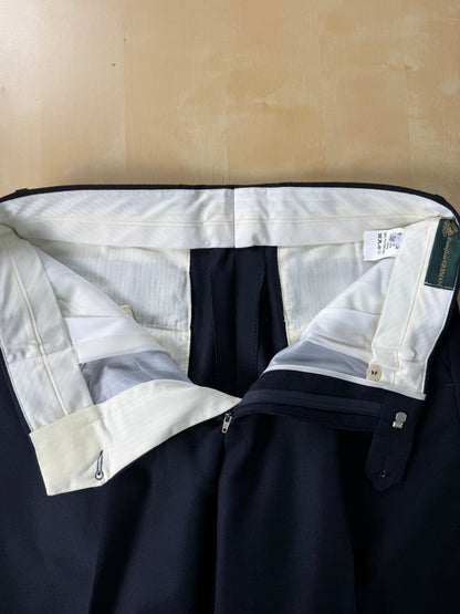 Pantaloni anni ‘90 flanella blu notte (NOS) - tg. 48/50